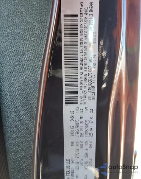 2017 Jeep Wrangler Unlimited Sport z USA, uszkodzony, nr VIN 1C4HJWDG6HL734887